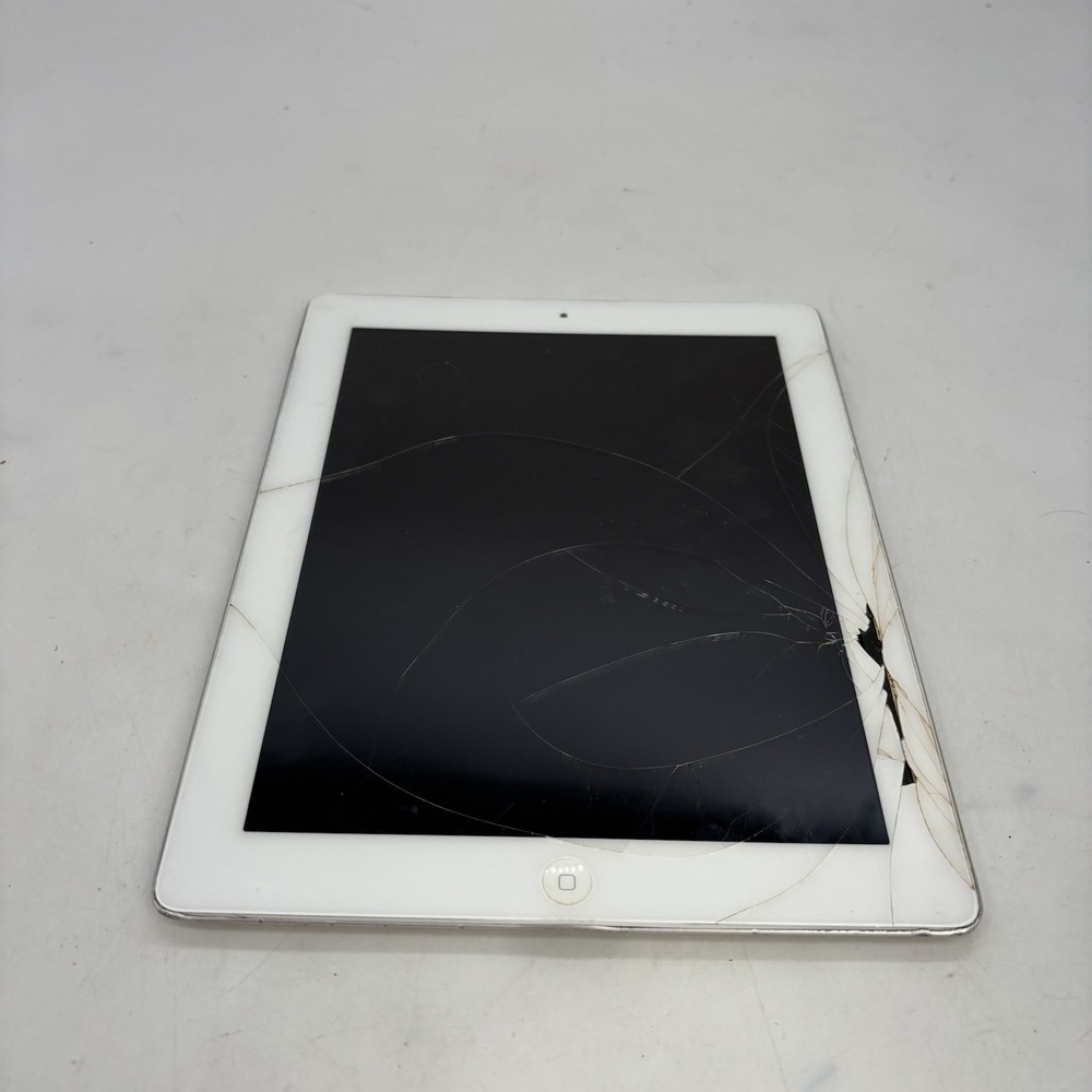 Apple iPad 2 A1395 16GB Wi-Fi Tablet Cracked Screen Broken For Parts & Repair